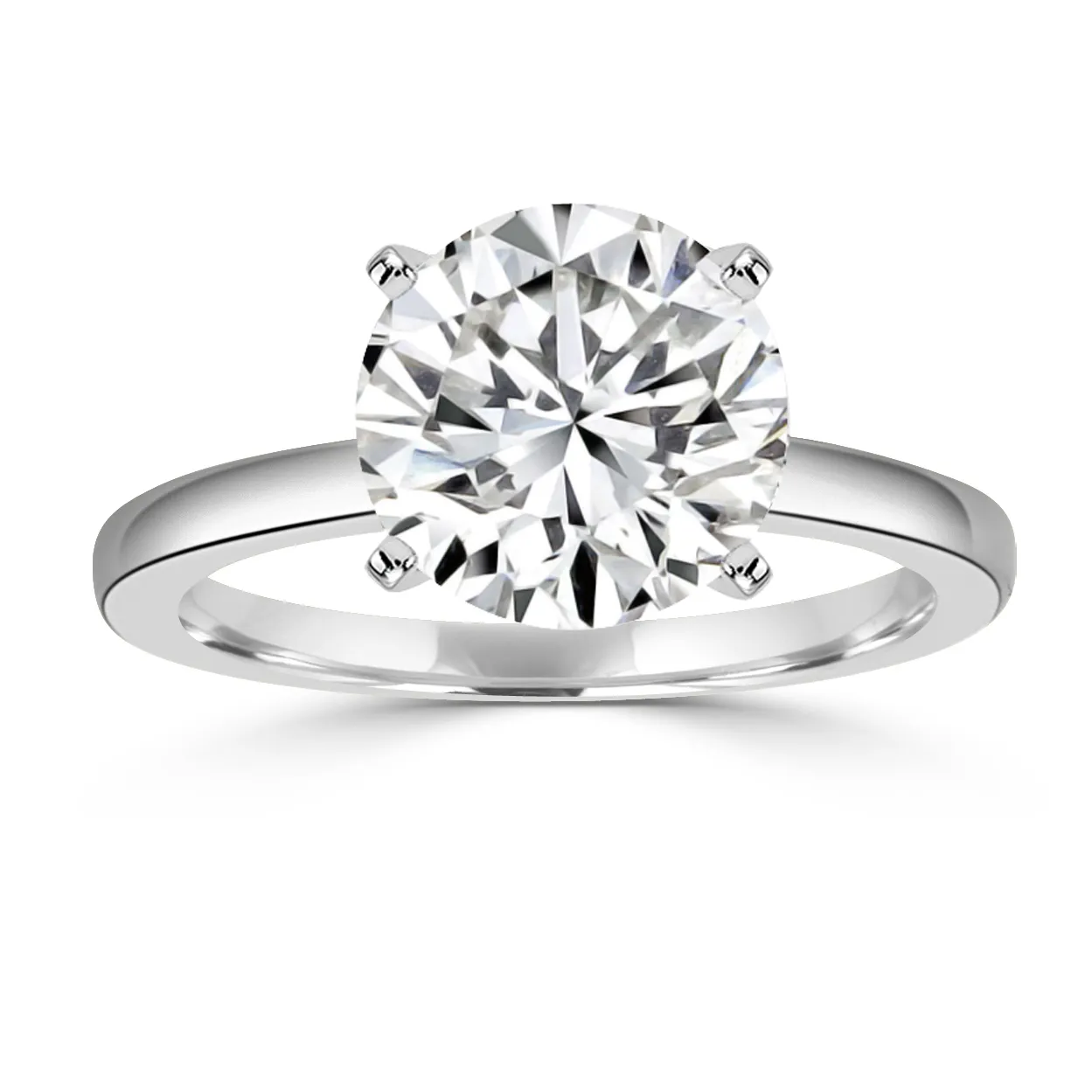 White Gold Exclusive and Unique Solitaire Engagement Ring