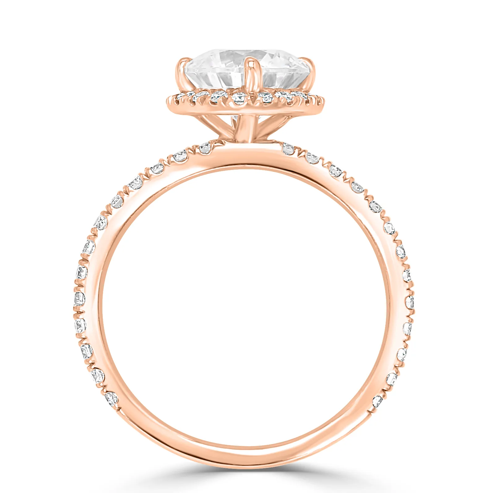 Rose Gold Lovely Engagement Ring jewelry store near me
