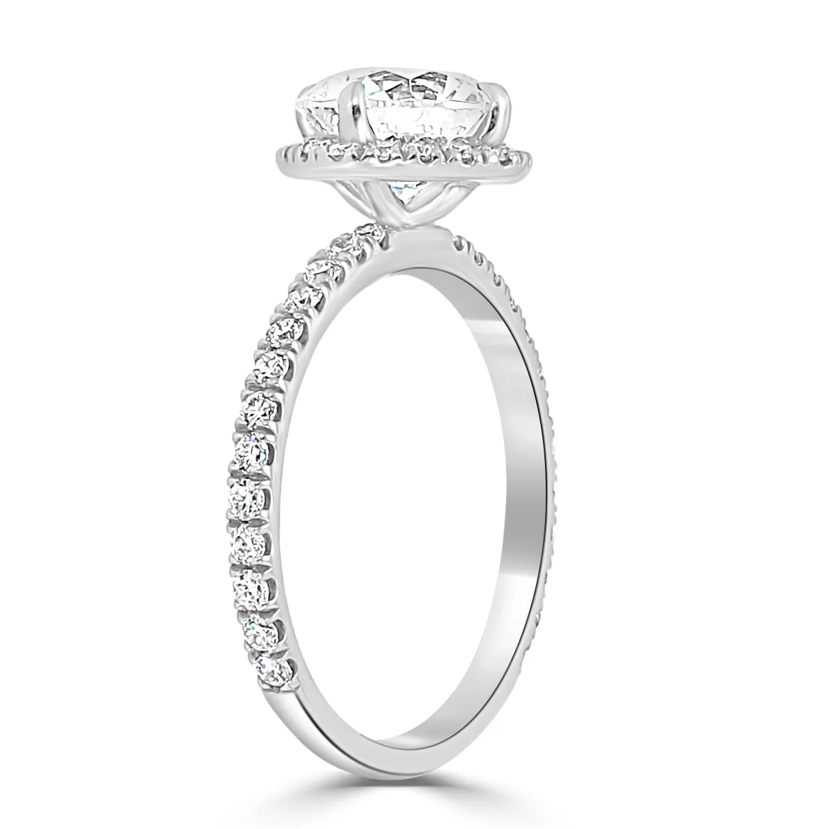 White Gold Lovely Engagement Ring jewelry Wabash avenue