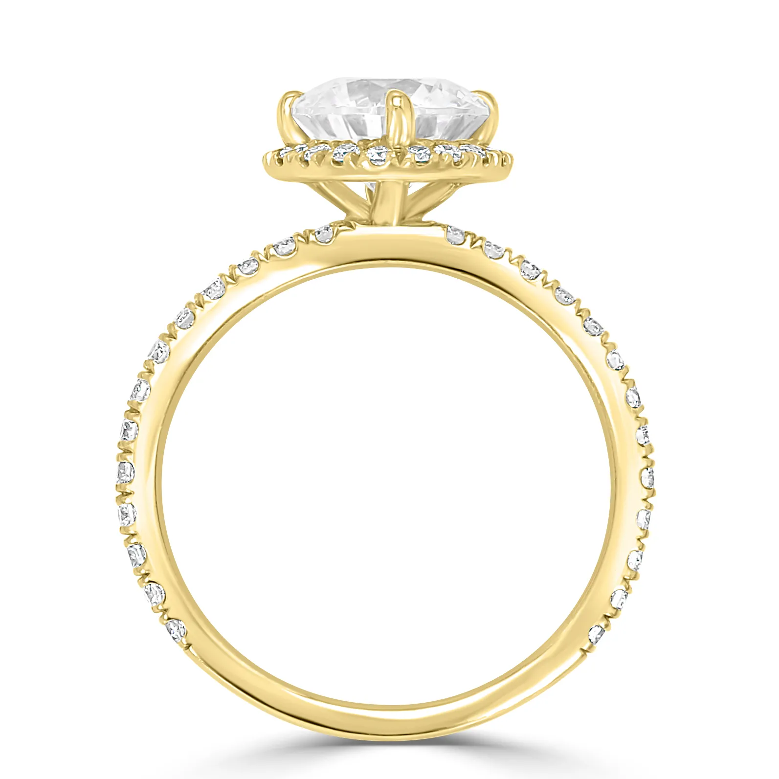 Yellow Gold Lovely Engagement Ring jewelry store near me