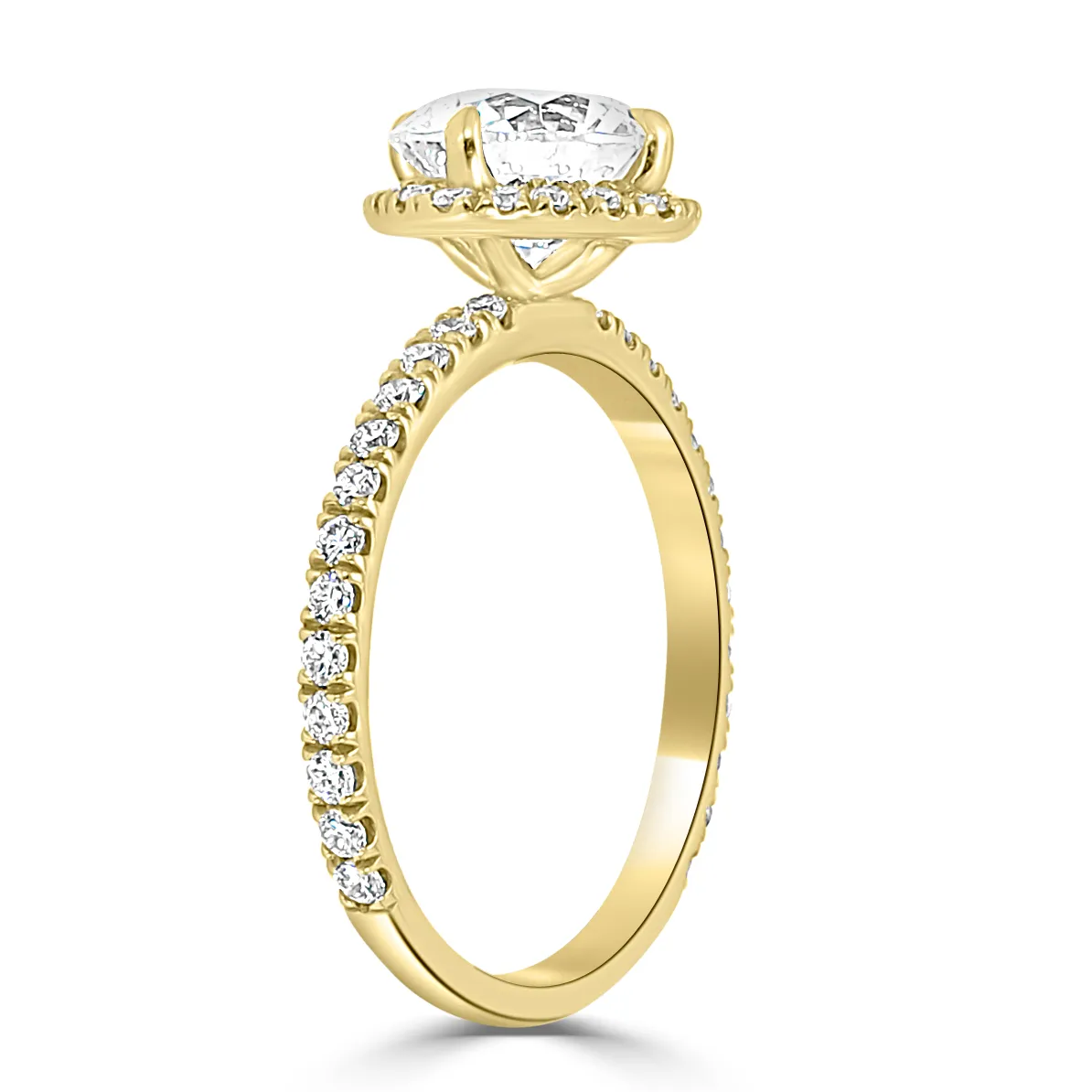 Yellow Gold Lovely Engagement Ring jewelry Wabash avenue