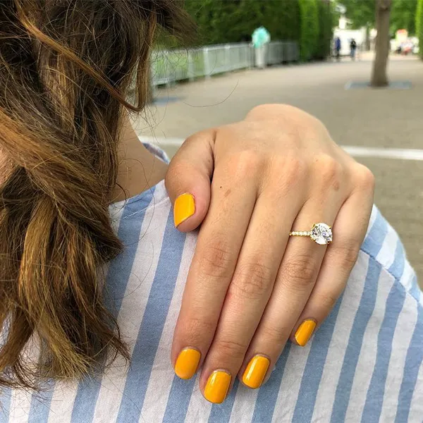Yellow Gold Really Pretty and Gorgeous Engagement Ring jewelry windy city