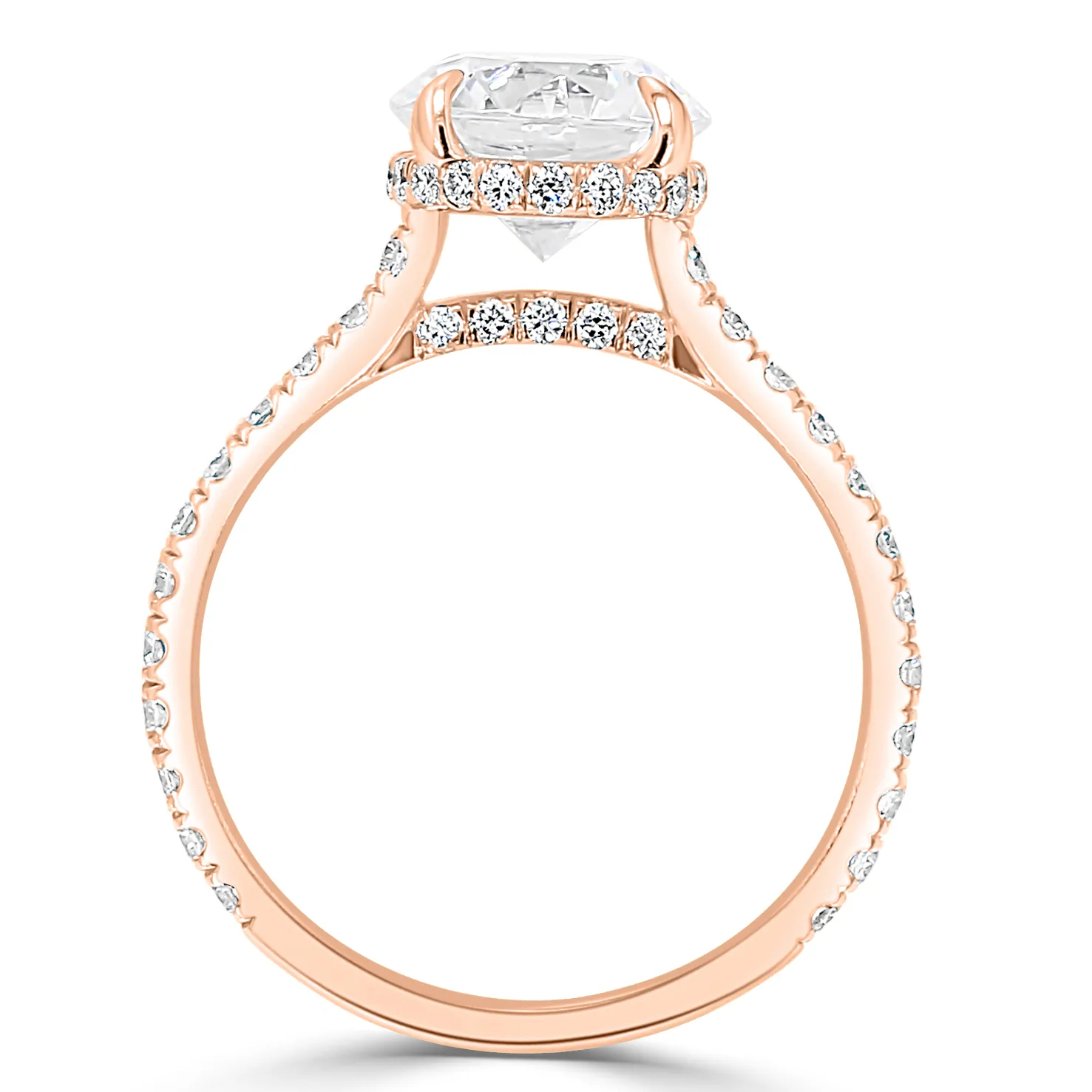 Rose Gold Really Pretty and Gorgeous Engagement Ring jewelry store near me