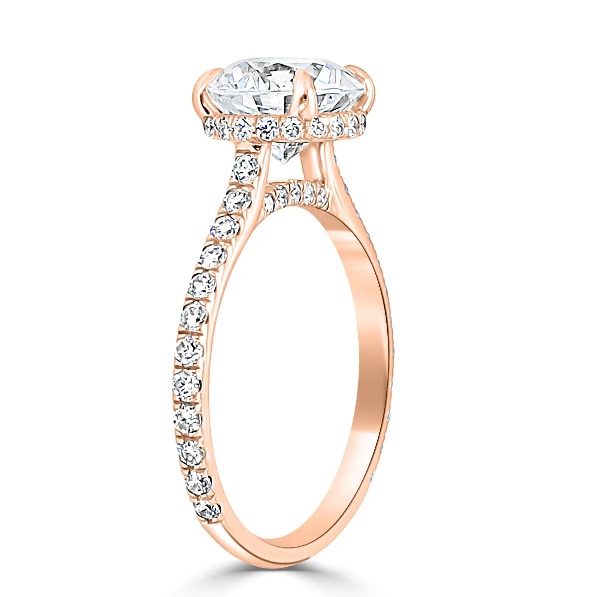 Rose Gold Really Pretty and Gorgeous Engagement Ring jewelry Wabash avenue