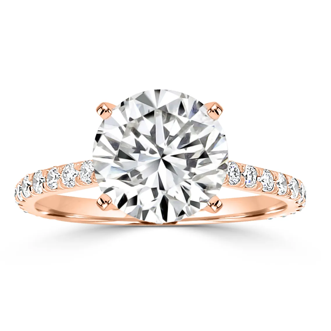 Rose Gold Really Pretty and Gorgeous Engagement Ring