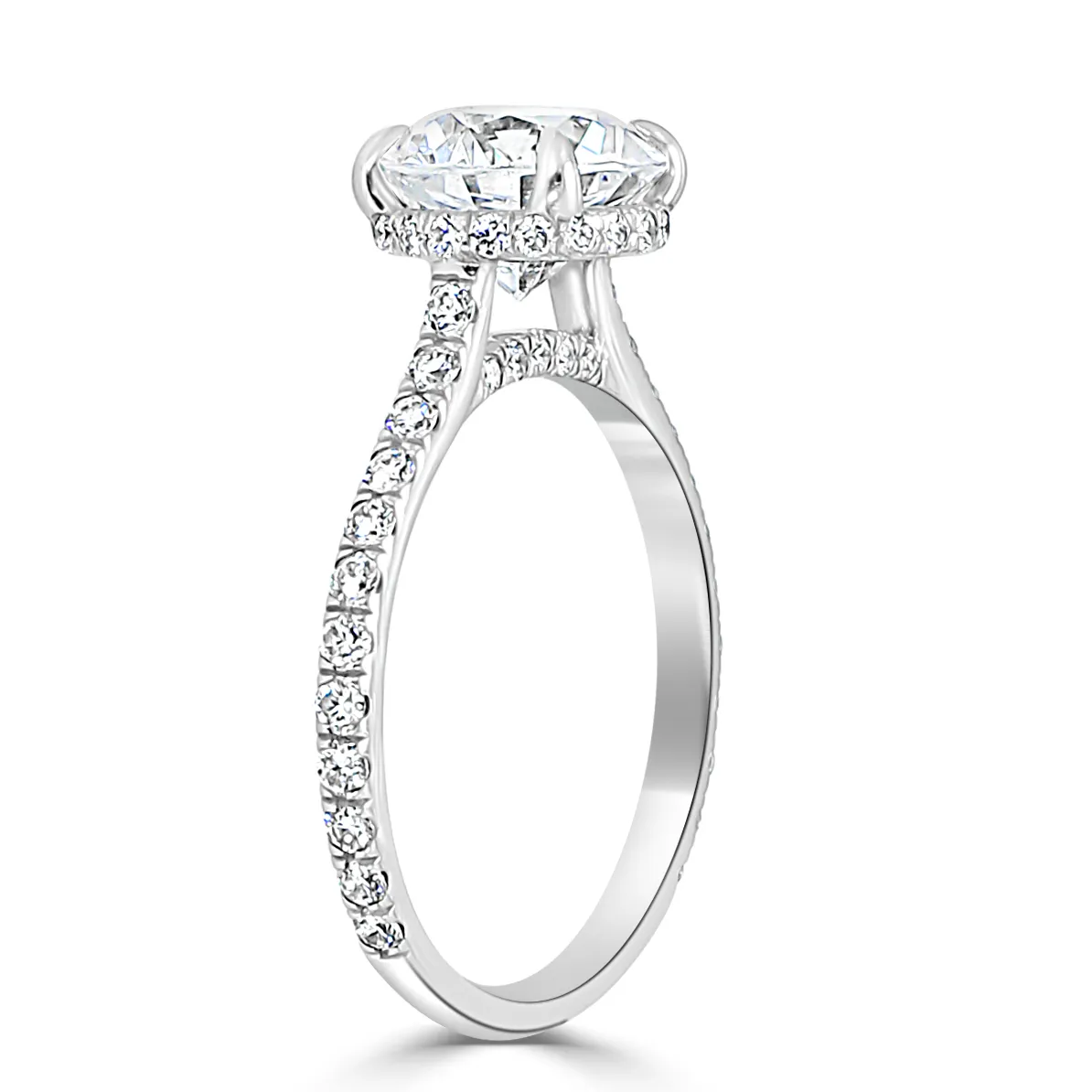 White Gold Really Pretty and Gorgeous Engagement Ring jewelry Wabash avenue