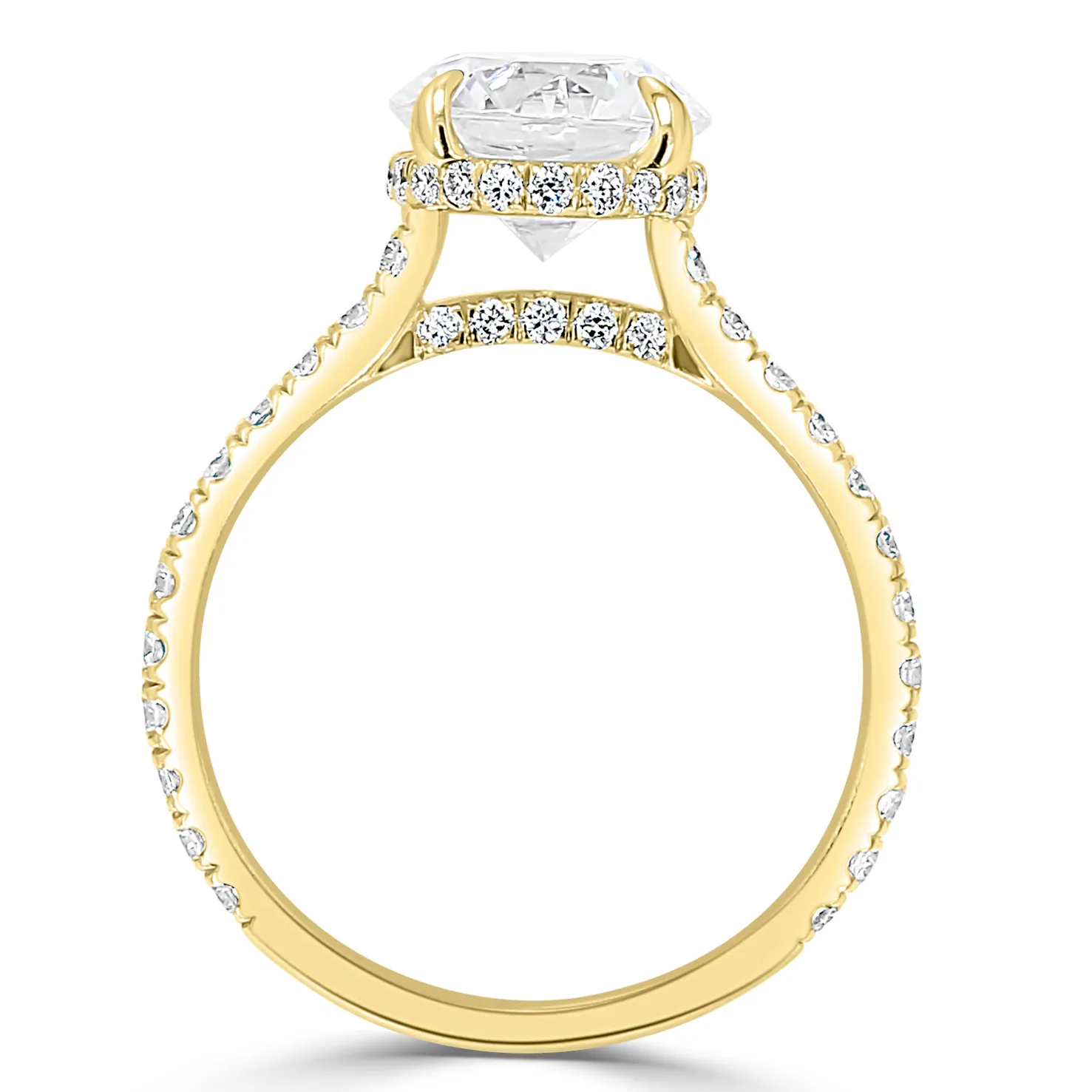 Yellow Gold Really Pretty and Gorgeous Engagement Ring jewelry store near me