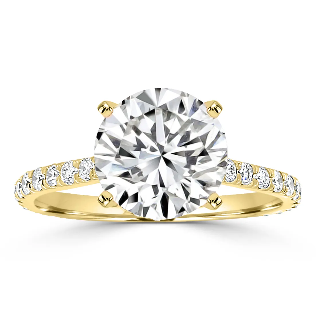 Yellow Gold Really Pretty and Gorgeous Engagement Ring