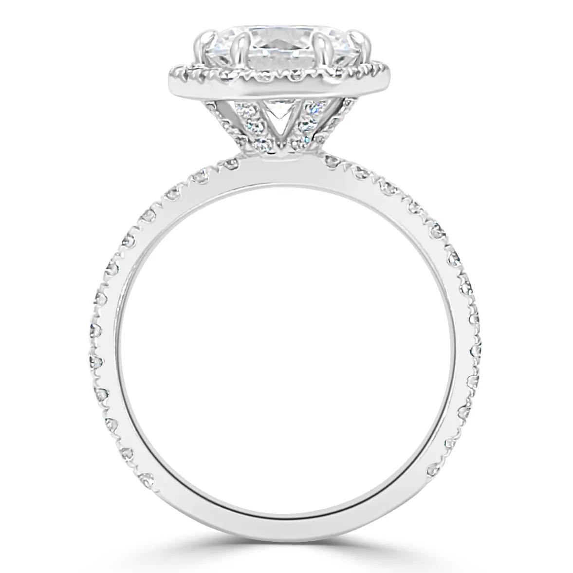 White GoldHexagon Shaped Engagement Ring jewelry store near me