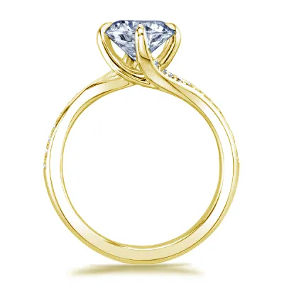 Yellow Gold Compass Set Engagement Ring jewelry store near me Yellow Gold Compass Set Engagement Ring jewelry store near me