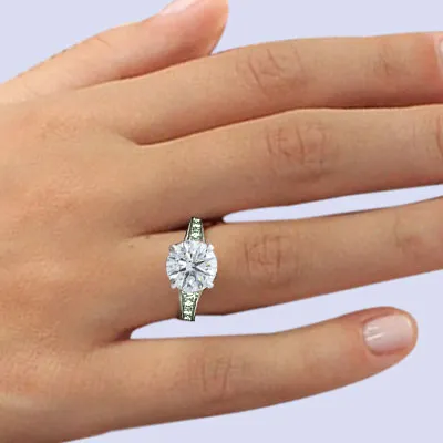 White GoldEdwardian Engagement Ring jewelry Wabash avenue