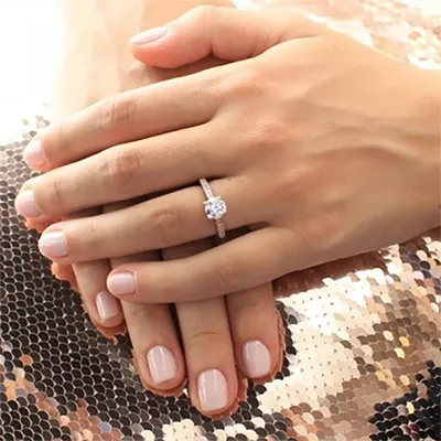 Rose Gold Edwardian Old European Engagement Ring from best jeweler