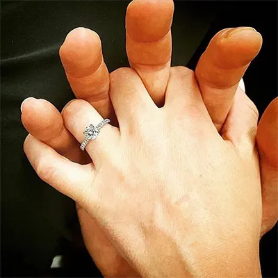 White Gold Edwardian Old European Engagement Ring jewelry online