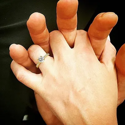 Yellow Gold Edwardian Old European Engagement Ring jewelry online