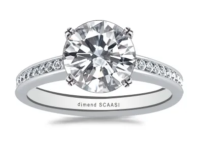 White GoldBlooming Aesthetically Hand-Crafted Antique Engagement Ring