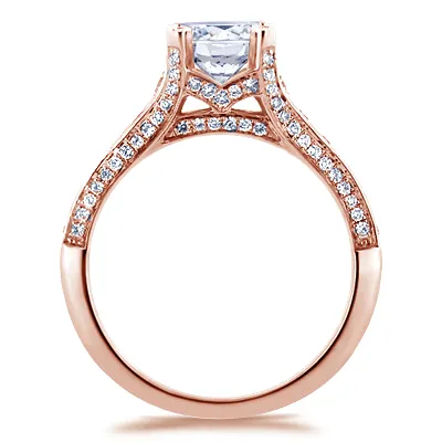 Rose Gold Most Glamorous Engagement Ring jewelry store near me