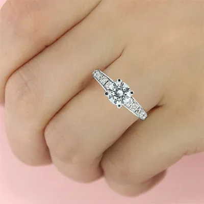 White Gold Stunning and Gorgeous Diamond Engagement Ring jewelry windy city