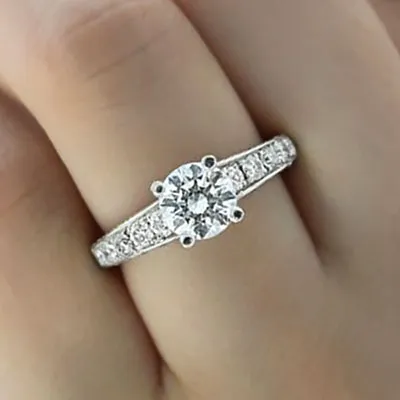 White Gold Stunning and Gorgeous Diamond Engagement Ring from best jeweler