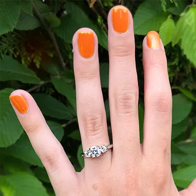 White Gold Ideal Engagement Ring from best jeweler