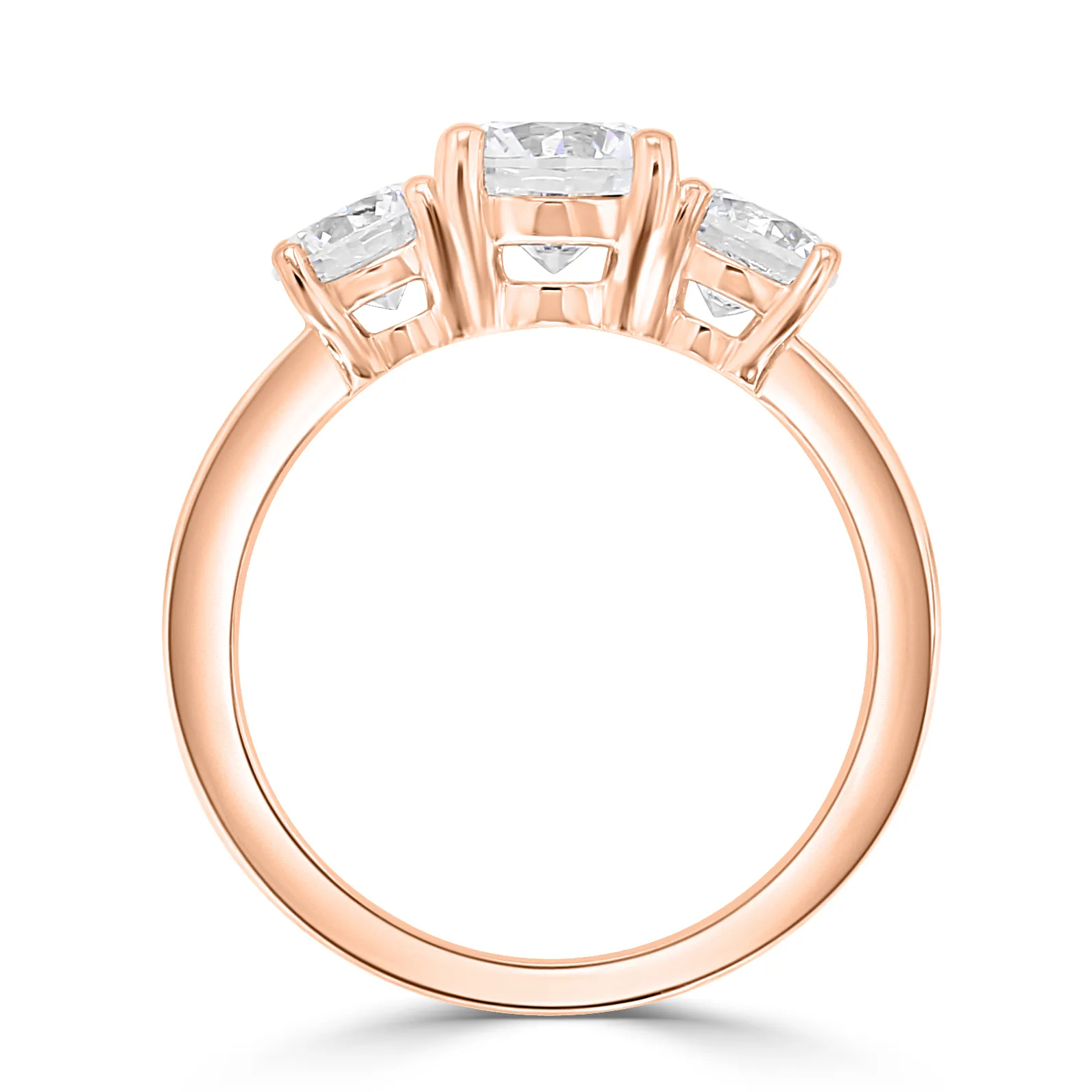 Rose Gold Ideal Engagement Ring jewelry store near me
