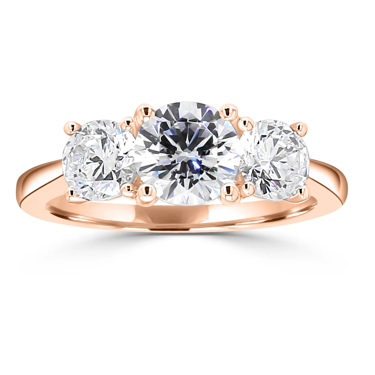 Rose Gold Ideal Engagement Ring