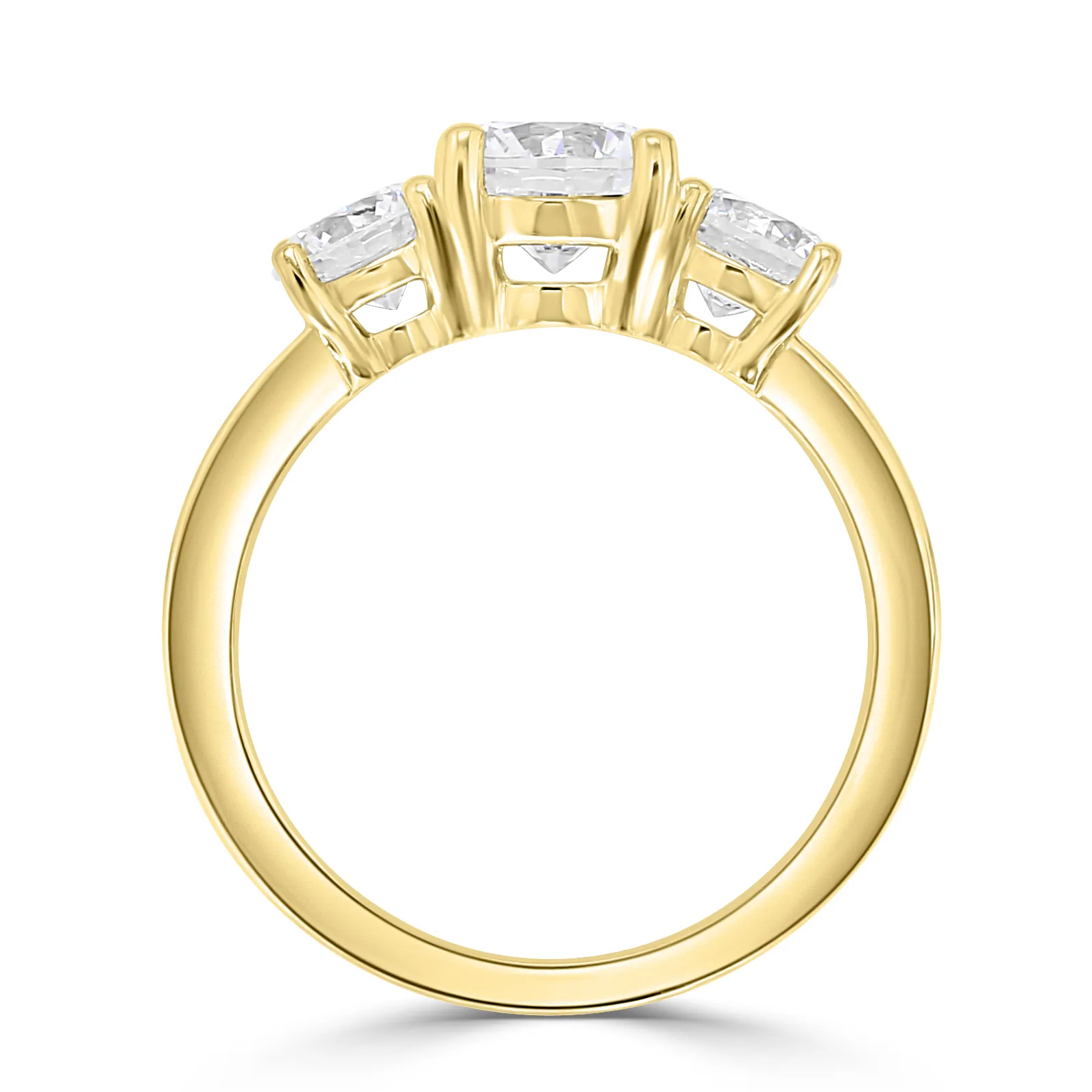 Yellow Gold Ideal Engagement Ring jewelry store near me