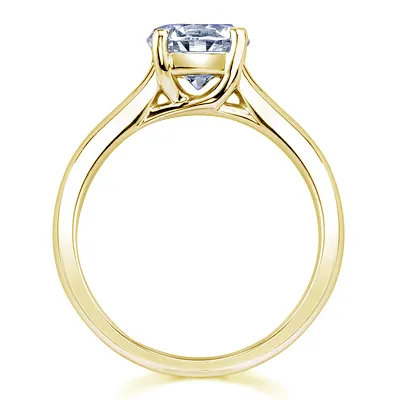 Yellow Gold Classic Solitaire Engagement Ring jewelry store near me