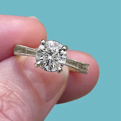 Platinum Elegant and Classic Solitaire Engagement Ring from best jeweler