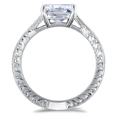 Platinum Elegant and Classic Solitaire Engagement Ring jewelry store near me