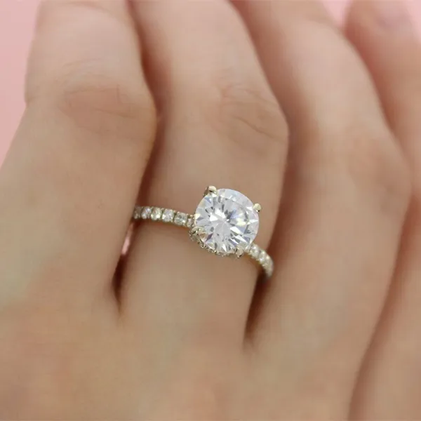 White GoldSignature Engagement Ring jewelry windy city