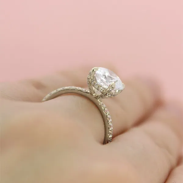 White GoldSignature Engagement Ring from best jeweler