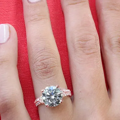 Rose Gold Really Pretty and Unique Engagement Ring jewelry online