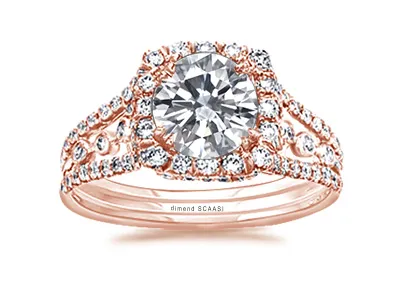 Rose Gold Really Pretty and Perfect Engagement Ring