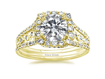 Yellow Gold Really Pretty and Perfect Engagement Ring