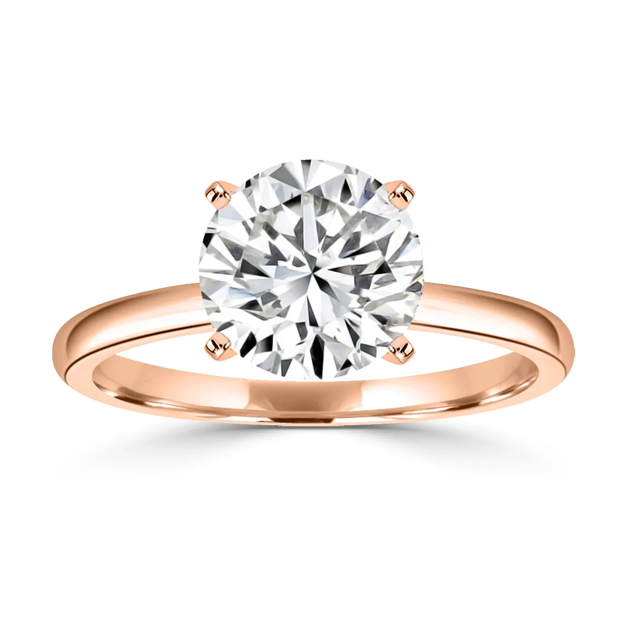 Rose Gold Favorite Timeless Petite Solitaire Engagement Ring