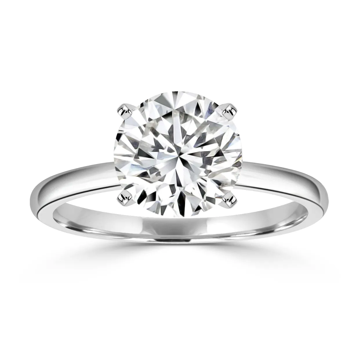 Platinum Favorite Timeless Petite Solitaire Engagement Ring