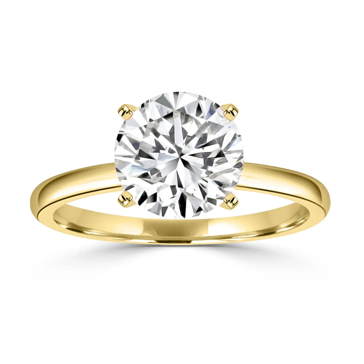 Yellow Gold Favorite Timeless Petite Solitaire Engagement Ring