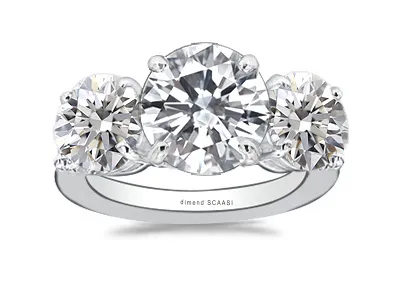 White Gold Beautiful Celebrity Worthy Engagement Ring