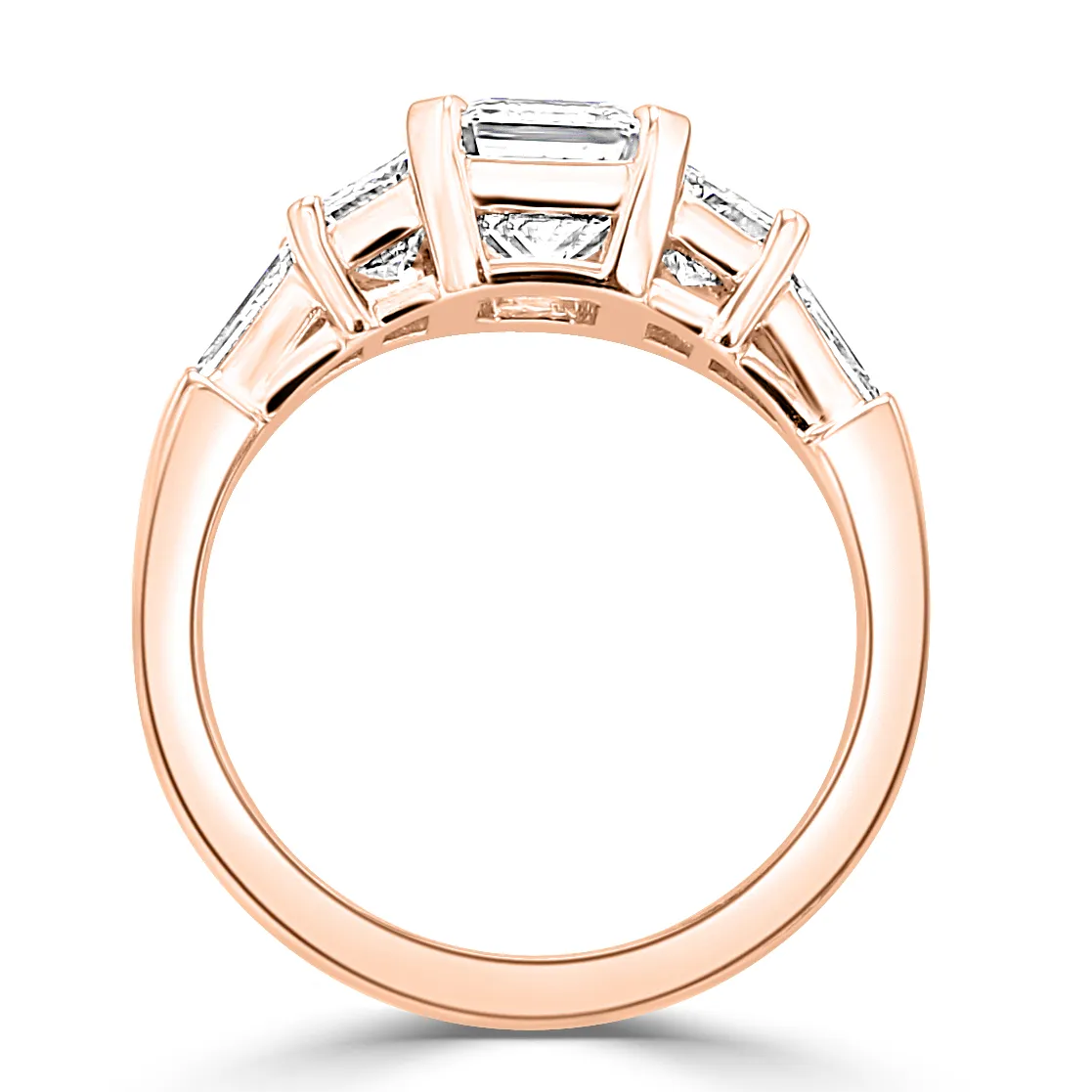 Rose Gold Art Deco Classic Vintage Engagement Ring jewelry store near me