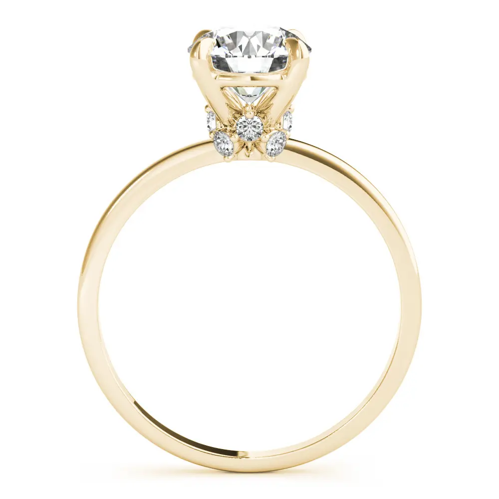 Yellow Gold Sparkling Diamond Engagement Ring jewelry store near me