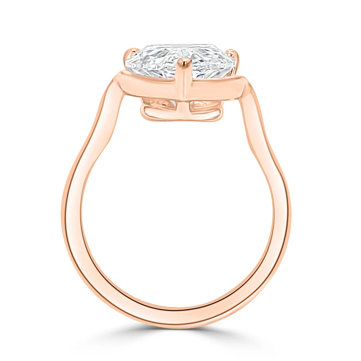 Rose Gold Truly Innovative Unique Solitaire Engagement Ring jewelry store near me