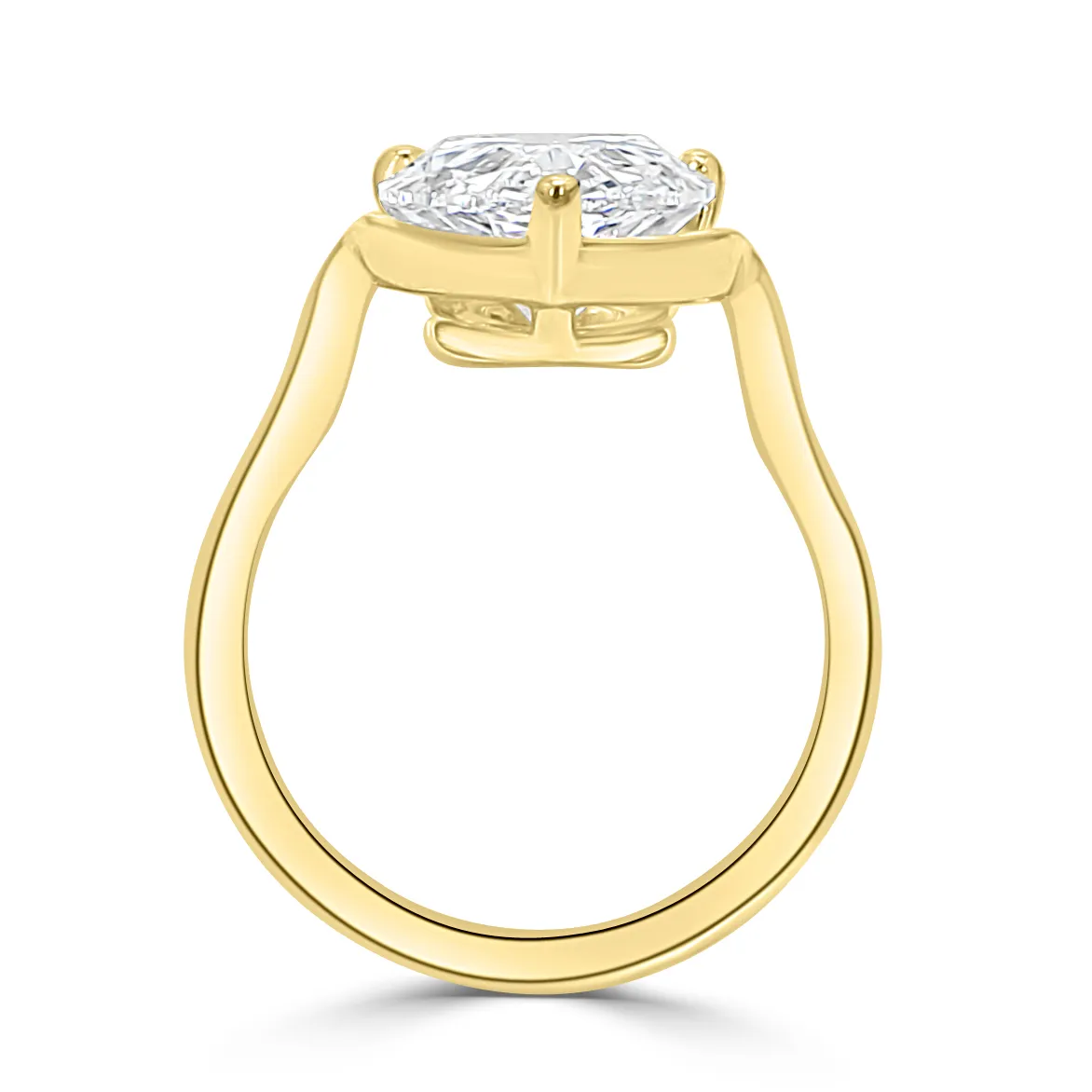 Yellow Gold Truly Innovative Unique Solitaire Engagement Ring jewelry store near me