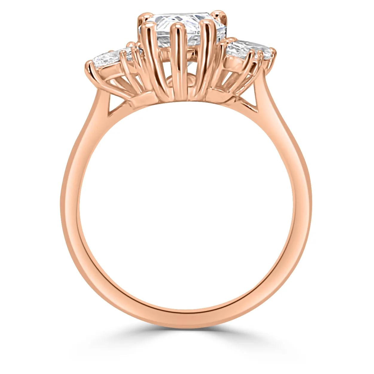 Rose Gold Pear Shaped Engagement Ring jewelry store near me