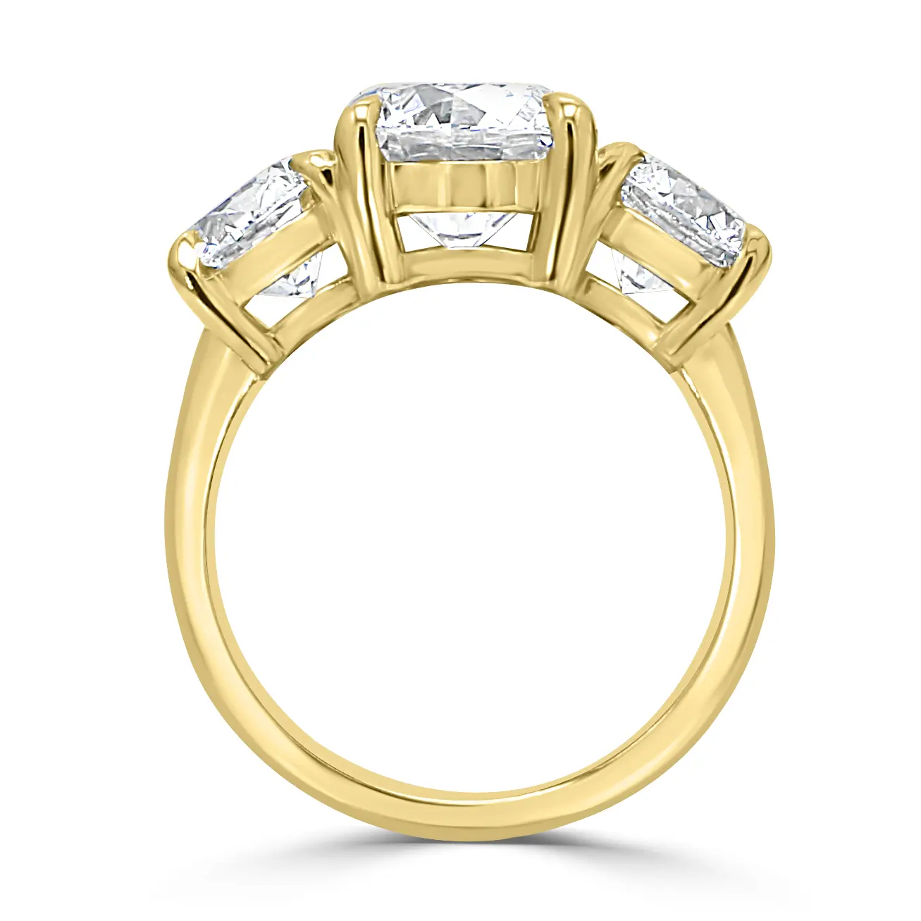 Yellow Gold Timeless Triad Diamond Ring jewelry store near me Yellow Gold Timeless Triad Diamond Ring jewelry store near me