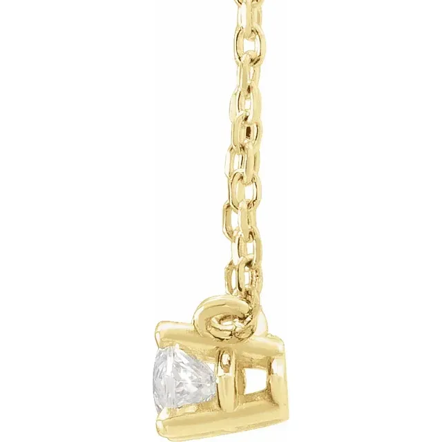 Yellow Gold Marquise Solitaire Pendant Necklace jewelry store near me