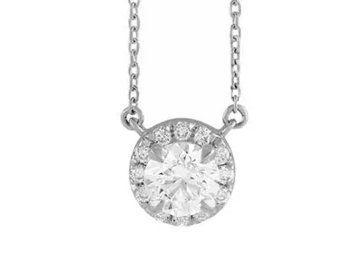 White Gold Diamond Jewelry Gift for Her