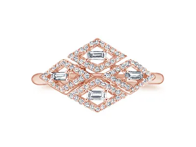 Rose Gold Stylish Wedding Ring for Women For All Occasions