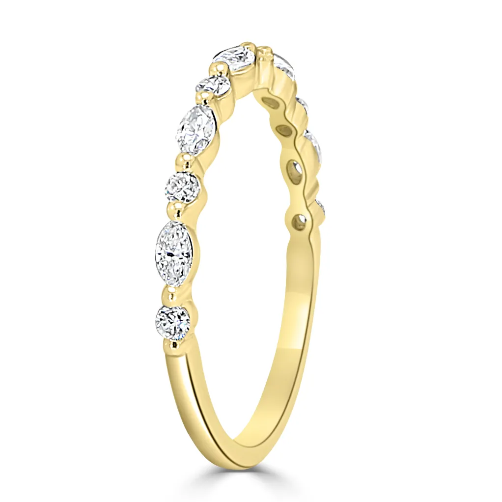 Yellow Gold Stackable Set of Gold Bands For Women jewelry store near me