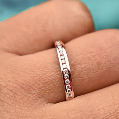 Rose Gold Ulitmate Stackable Wedding Bands And Rings For Women jewelry windy city