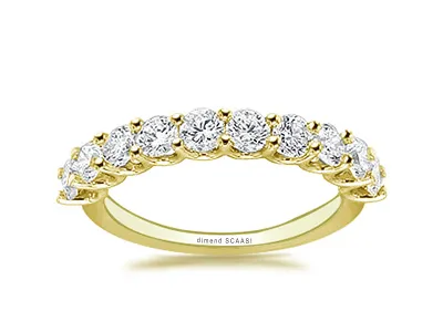 Yellow Gold Wedding Ring In Gold For Women